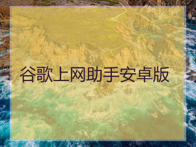 谷歌上网助手安卓版