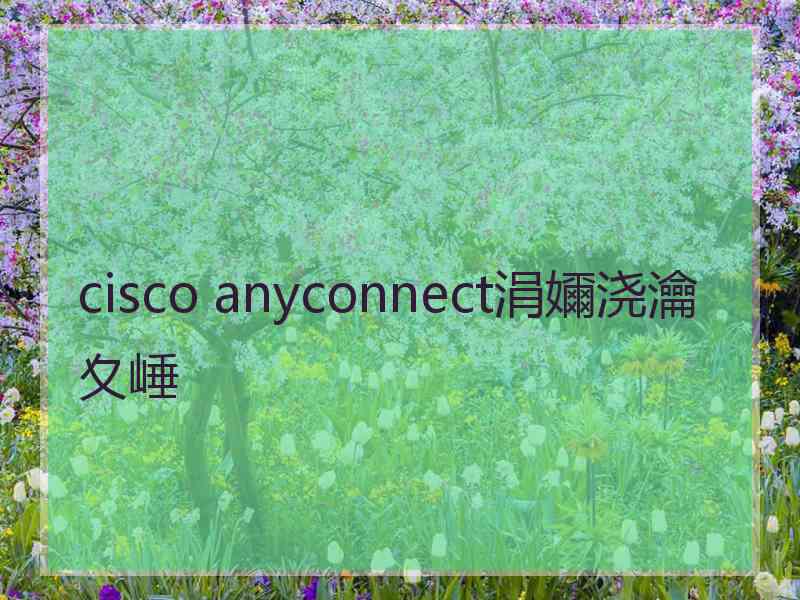 cisco anyconnect涓嬭浇瀹夊崜