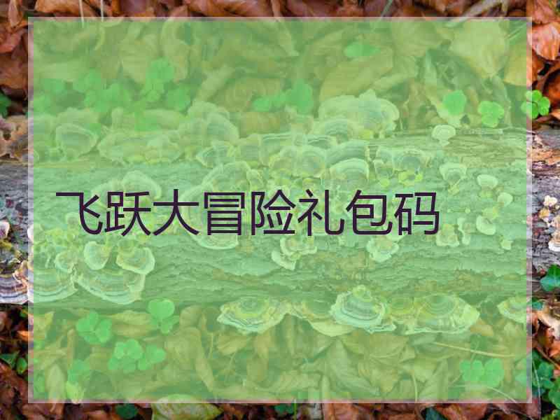 飞跃大冒险礼包码