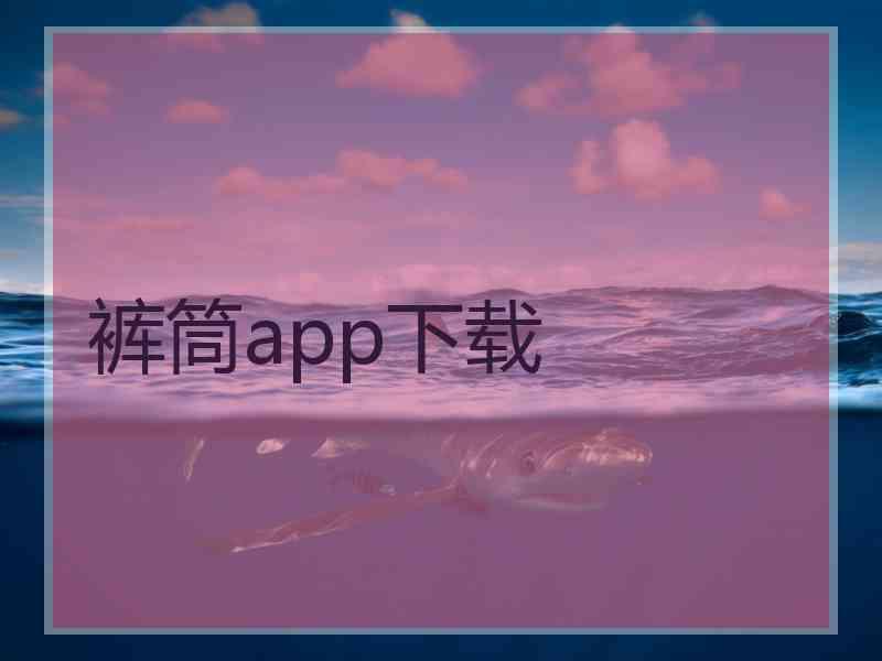 裤筒app下载
