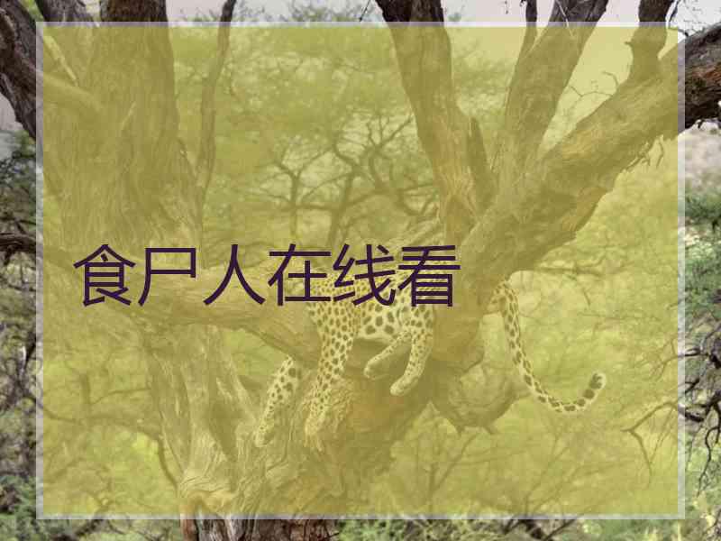 食尸人在线看