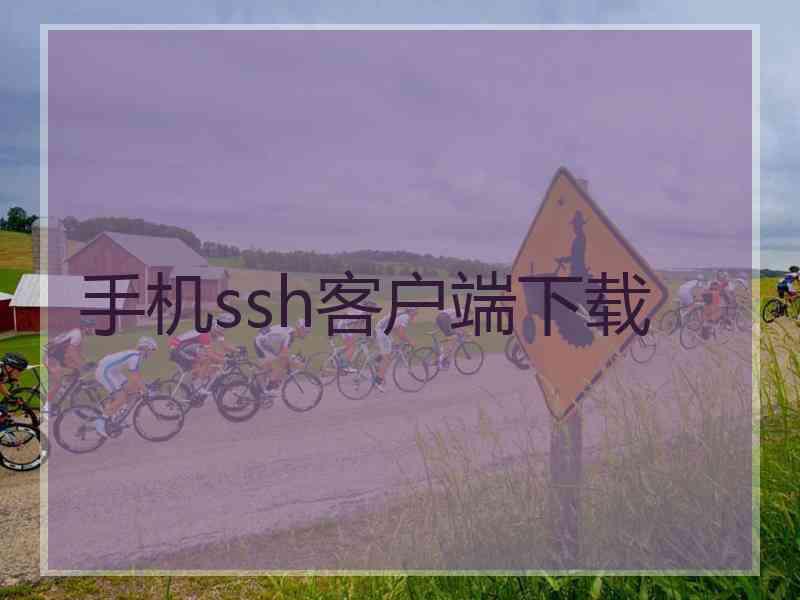 手机ssh客户端下载