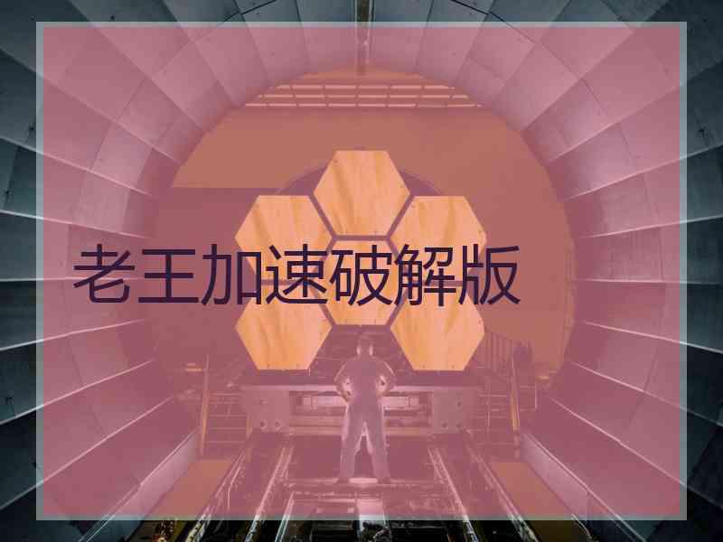 老王加速破解版