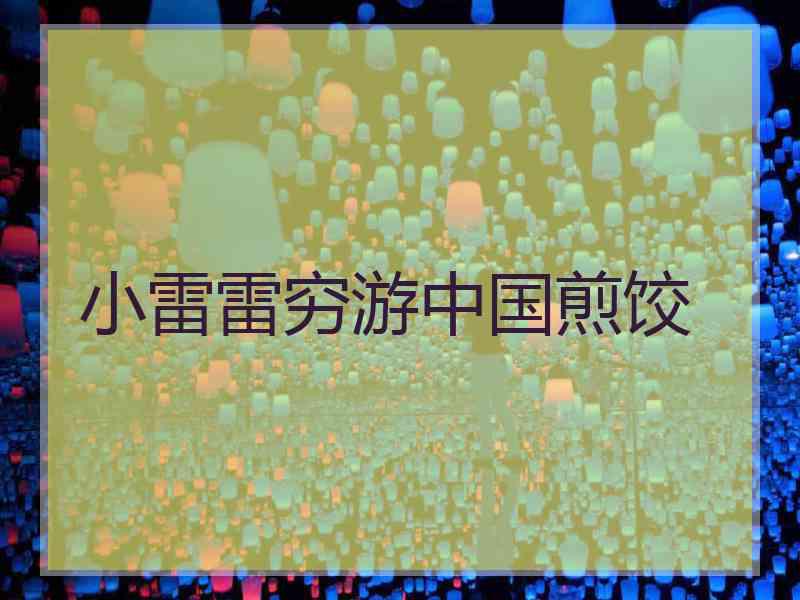 小雷雷穷游中国煎饺